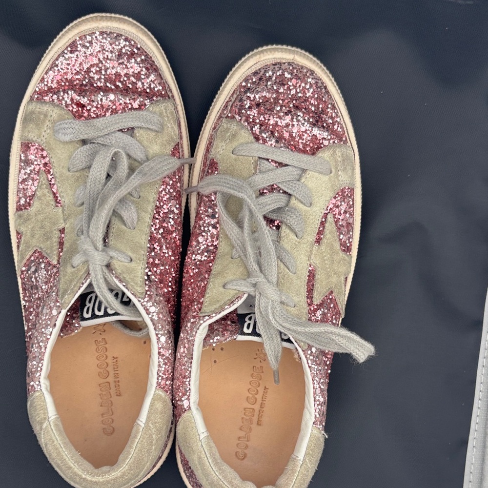 Golden Goose superstar in Glitter Pink Women's Sneakers size 35 - Picture 5 of 11